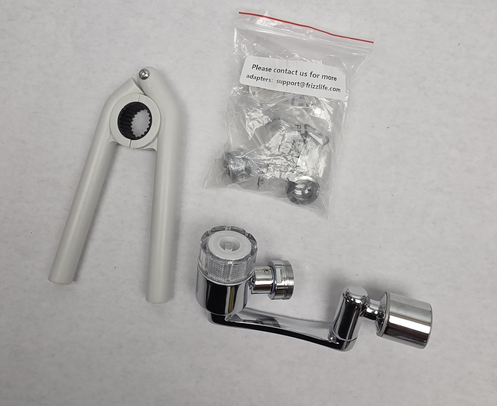 Frizzlife FF1080 Splash-Proof Faucet Water Filter Universal Sink Tap Filter New