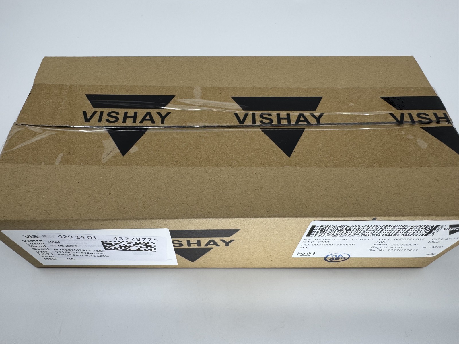100 PCS S151K33SL0N63L6R Vishay 150 pF ±10% 1000V 1KV Ceramic Capacitor Class 1