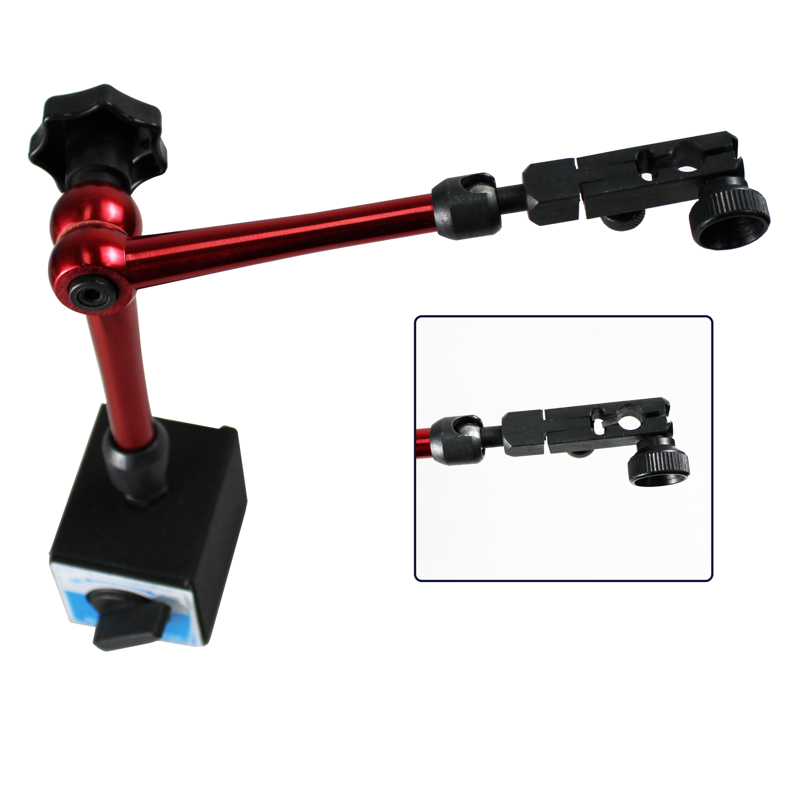 HFS(R) Magnetic Base Adjustable Metal Test Indicator Holder Digital Level 14‘’