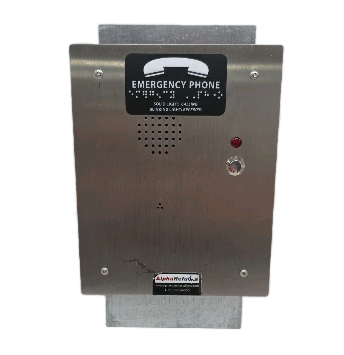 RATH COMMUNICATIONS RCB2400SF FLUSH MOUNT EMERGENCY FLOOR CALL BOX