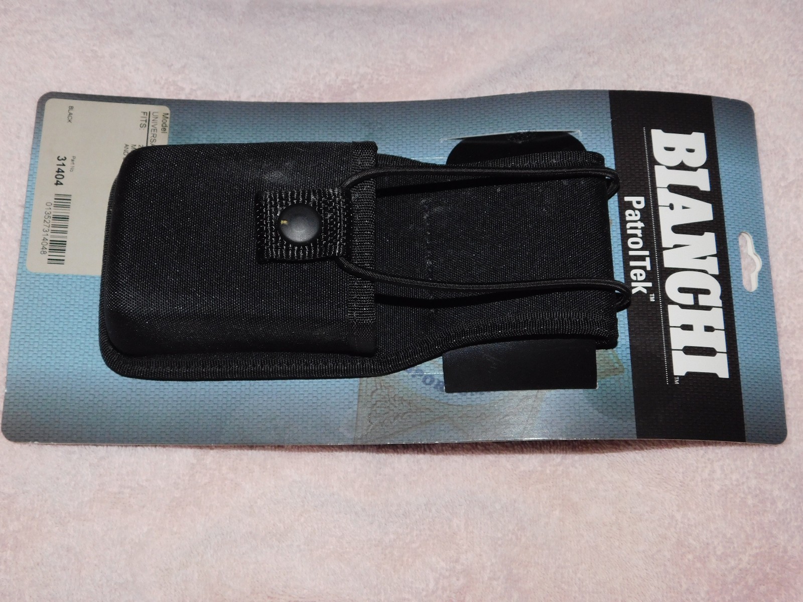 Bianchi PatrolTek Nylon Radio Holder 8014 Belt Holster