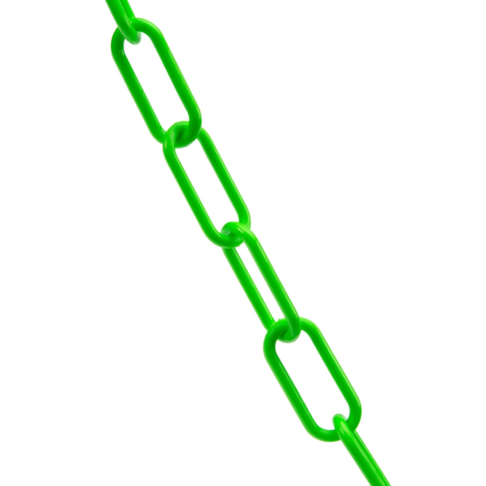 Steelman 100-Foot Hi-Viz Green Plastic Safety Chain 61075