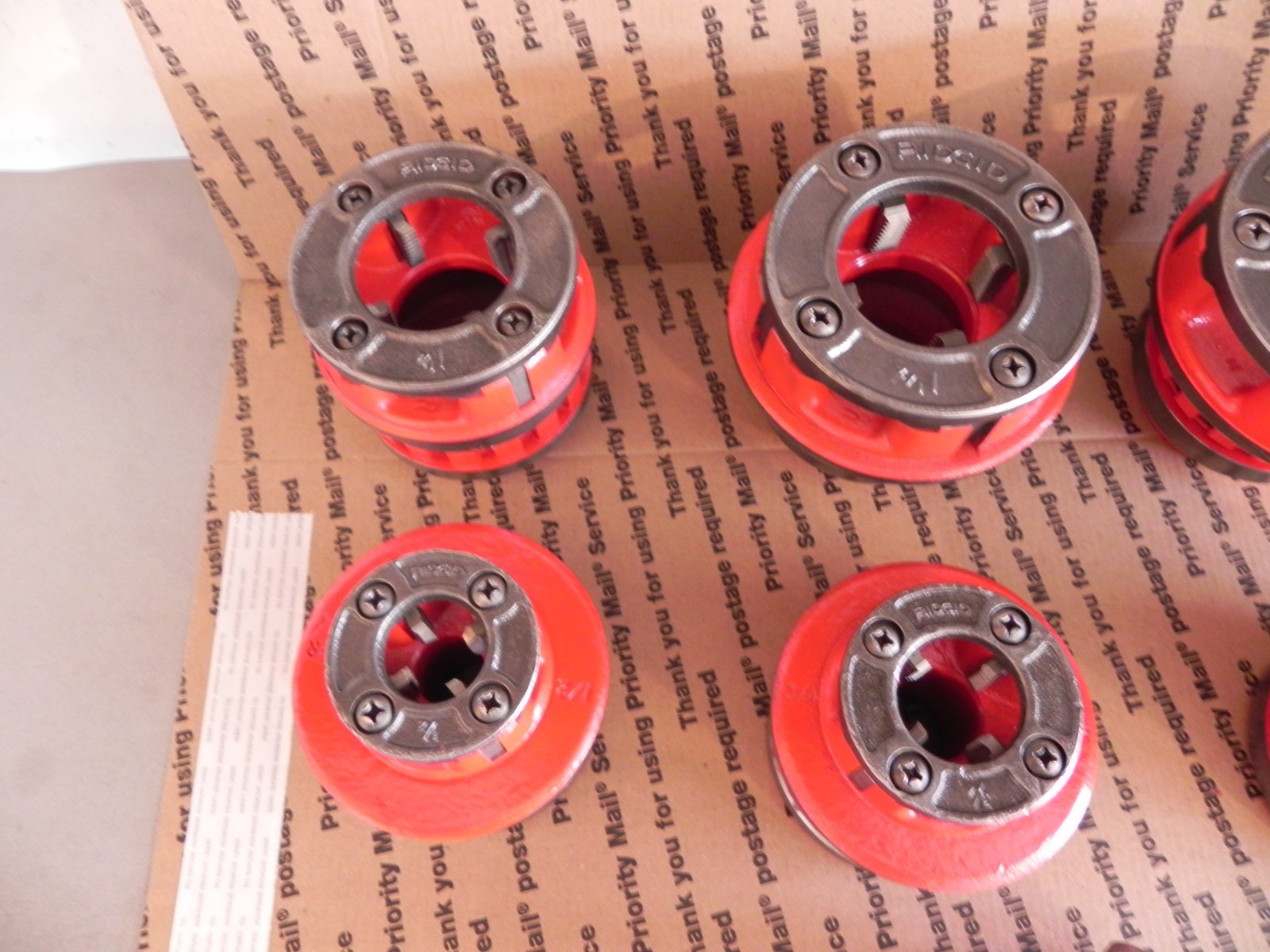 Ridgid 12R manual pipe threader Set 1/2 to 2″ NPT with Ratchet rigid refurbished