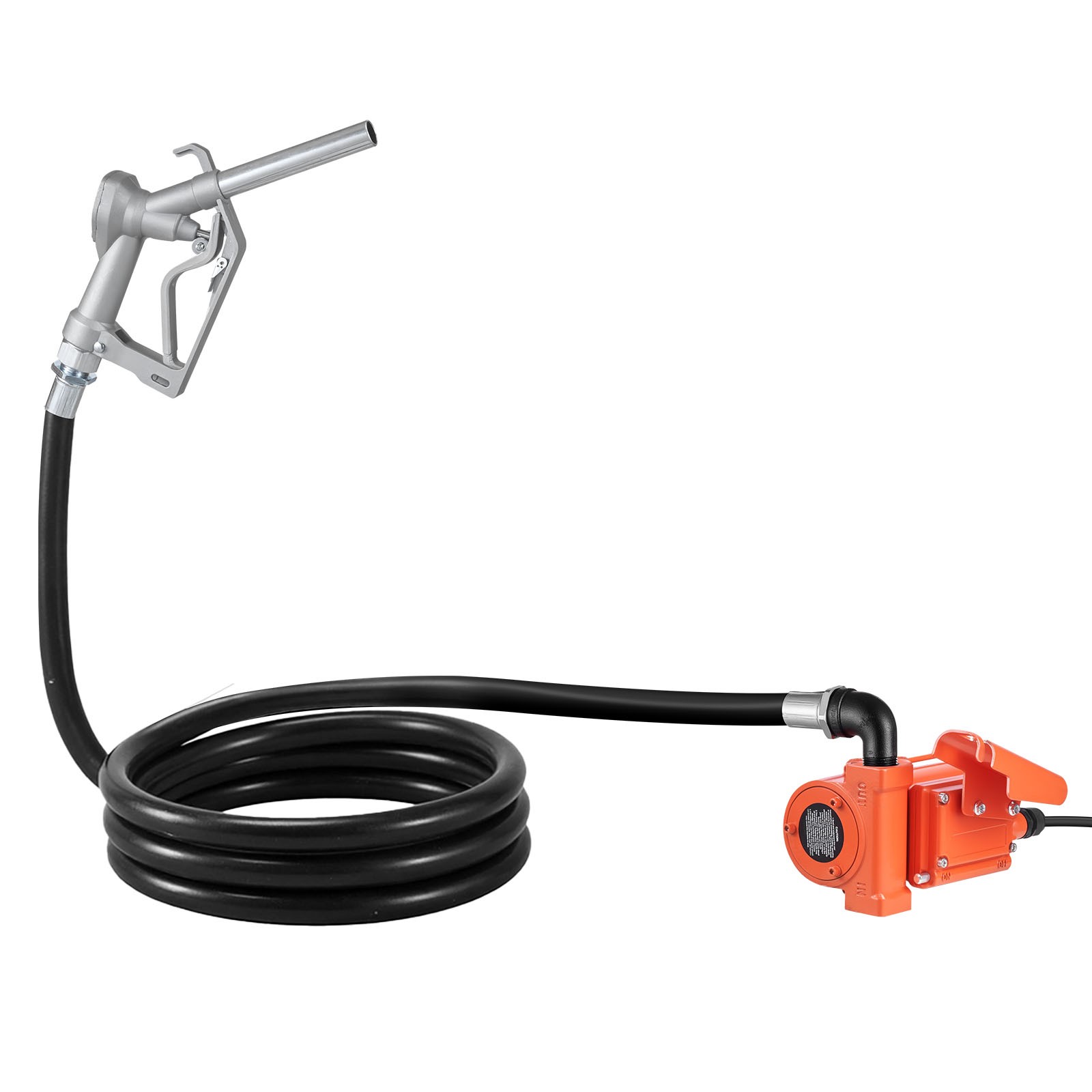 Uimoso 12V DC Fuel Transfer Pump, 15 GPM Diesel and Gasoline Pump with Nozzle