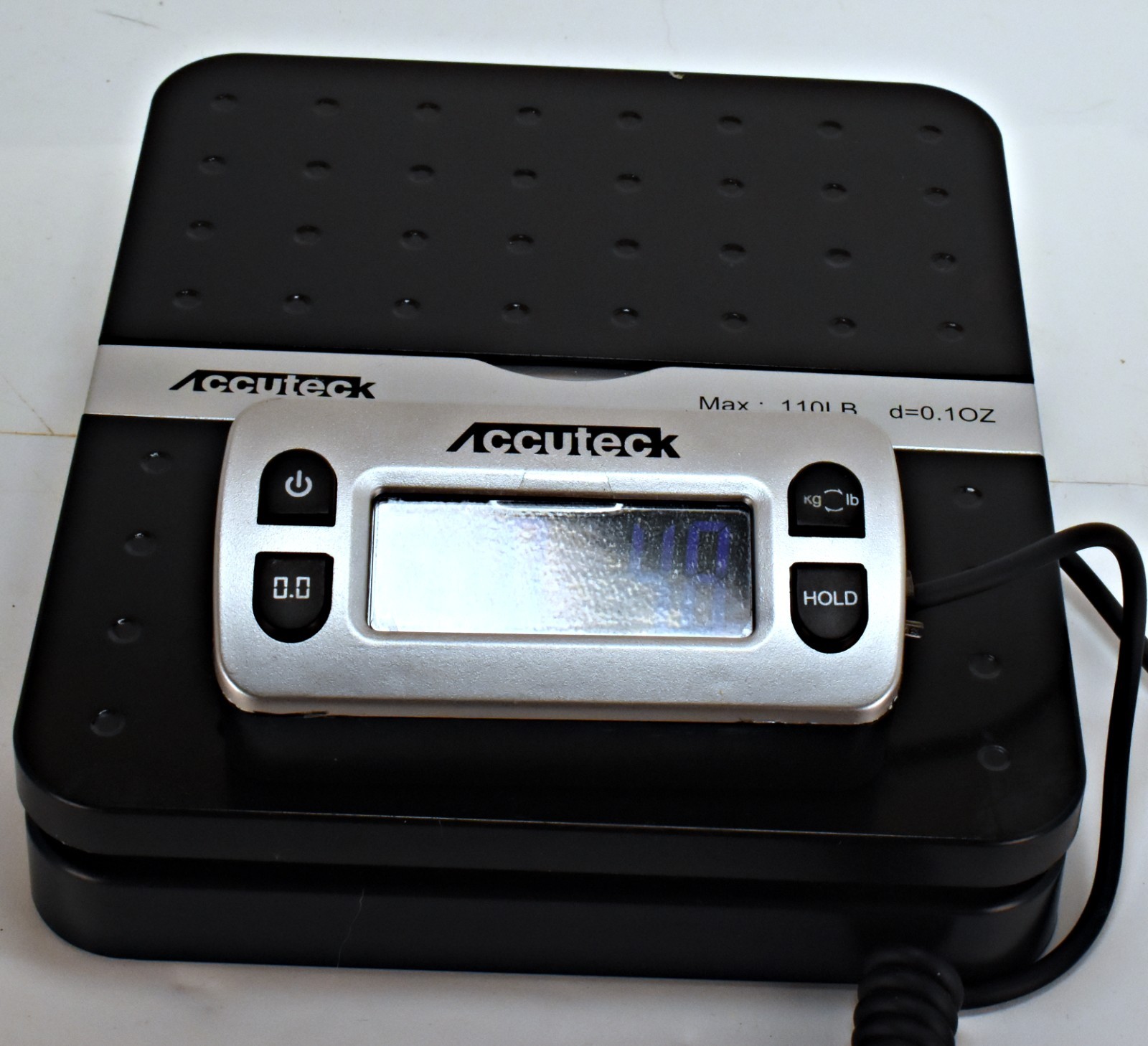 Accuteck ShipPro W-8580 110lbs x 0.1 oz Black Digital shipping postal scale