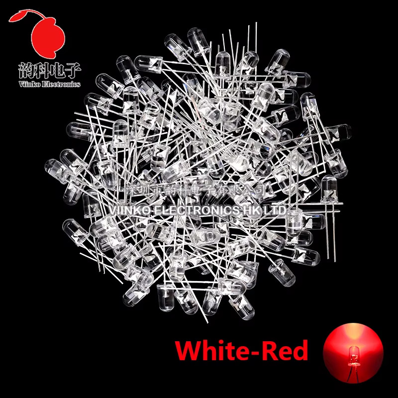 3MM 5MM Light Emitting Diodes Electronics Kit Box F3 F5 LED Diode Assorted Kit W