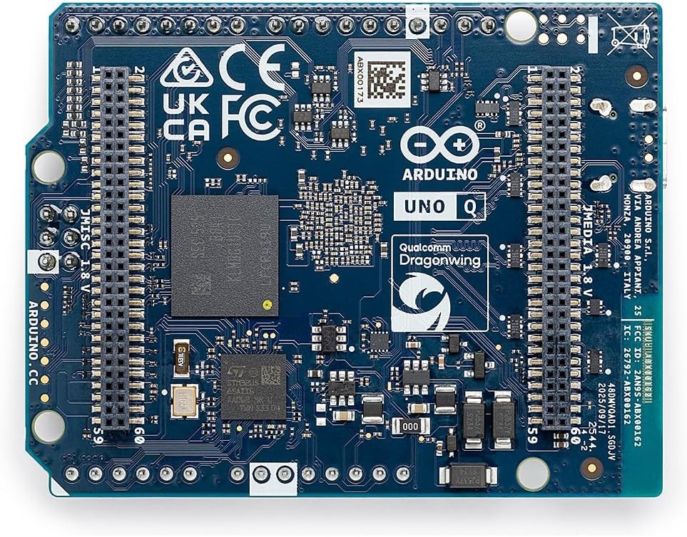 Arduino UNO Q 4GB Hybrid Board QRB2210 & STM32U585 Microcontroller AI Vision