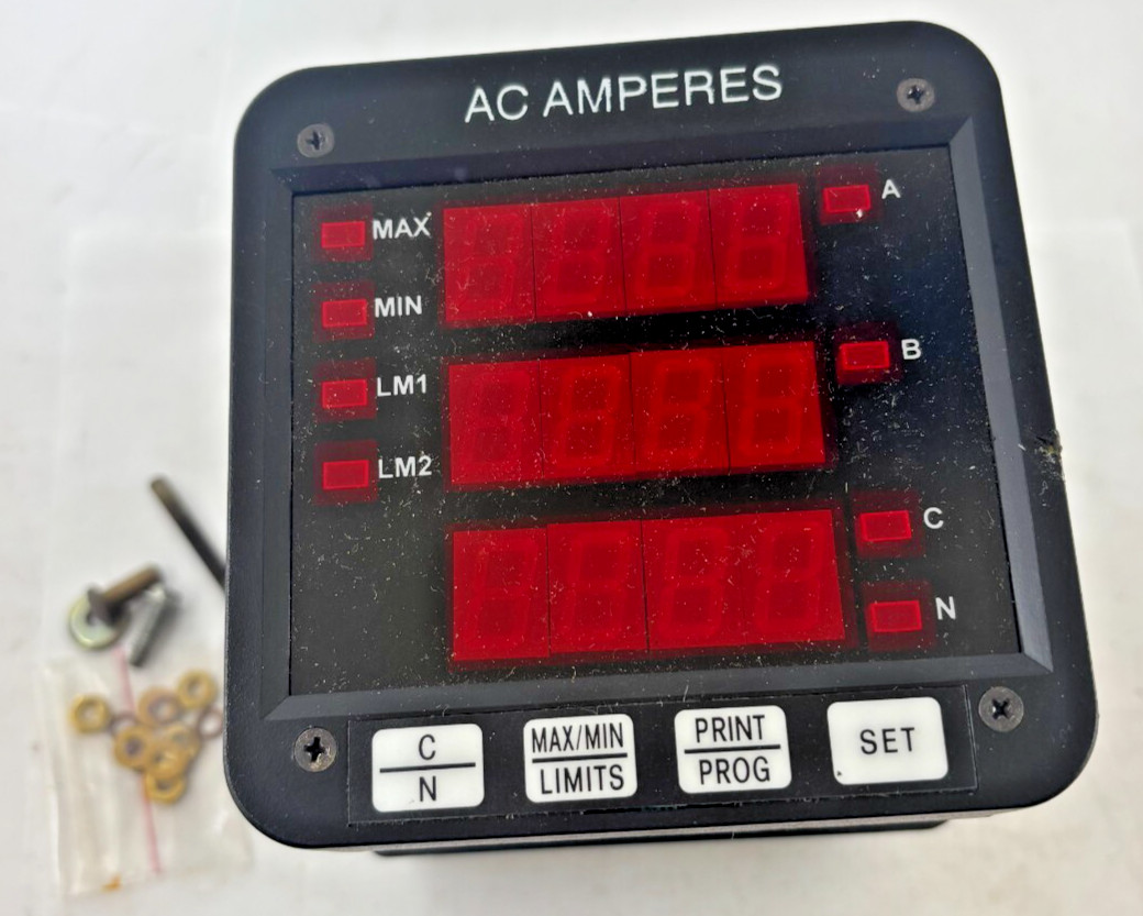 ELECTRO INDUSTRIES/GAUGE TECH 3DAA5 400/5 CT DSP2 300V FREQ REF MAX VOLTAGE 120V