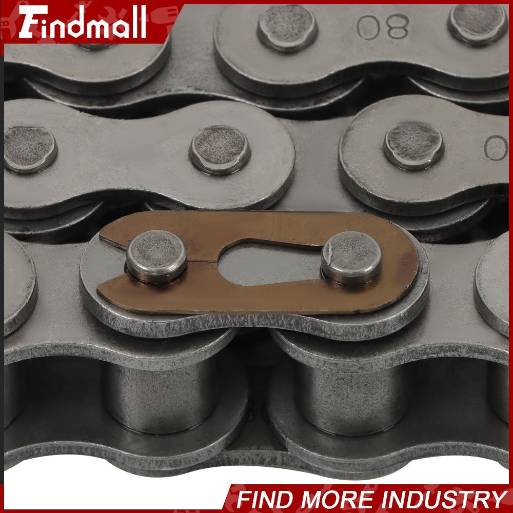 Findmall #80 Roller Chain x 10 feet + Free Connecting Links 1 connector
