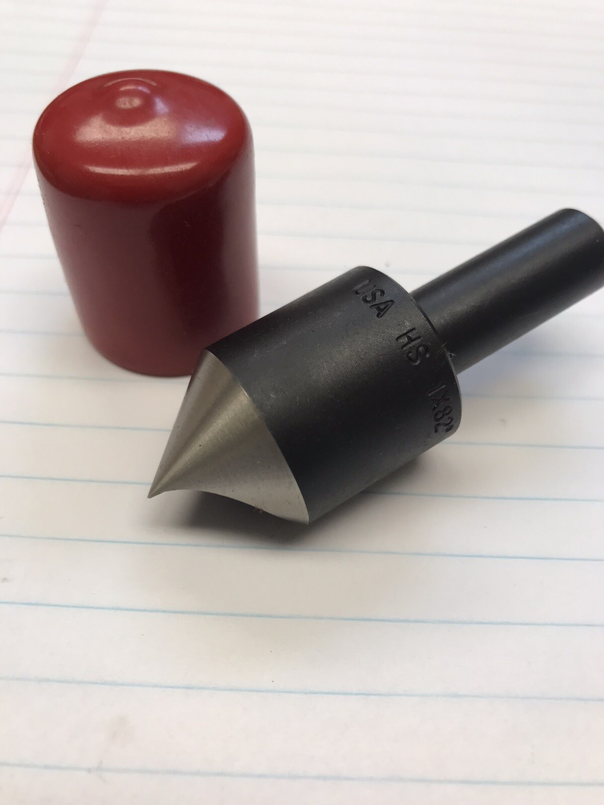 1 pc. 1” 82 DEGREE HS 1 FLUTE COUNTERSINK. 1/2” SHANK. USA (loc stk)