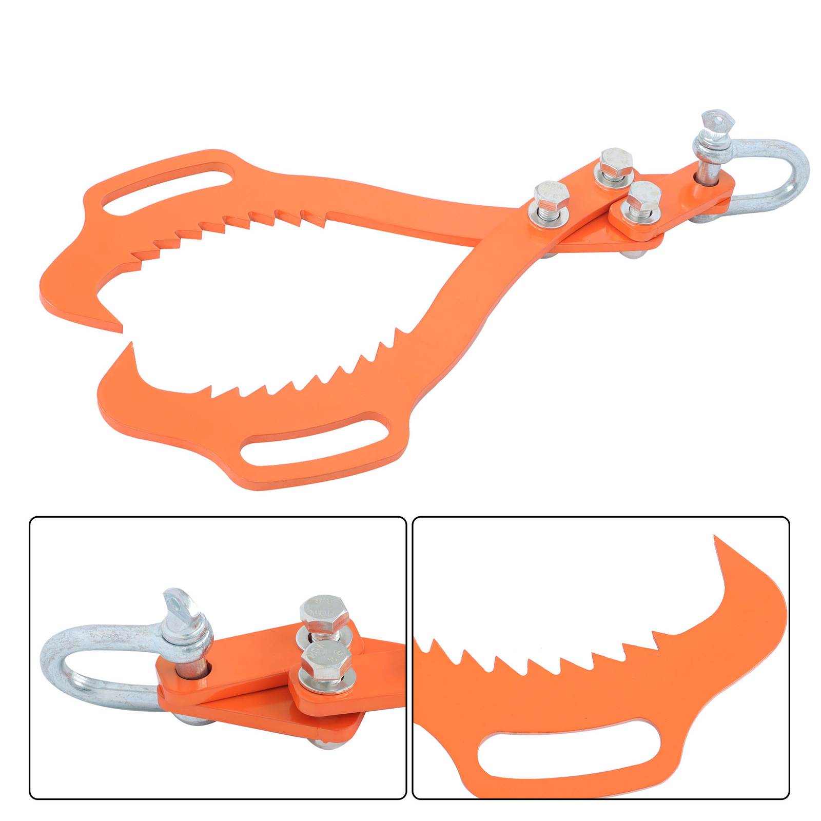 2 Claw Timber Log Lifting Tongs 18″ 28″ 30″ 32″ Heavy Duty Claw Hook