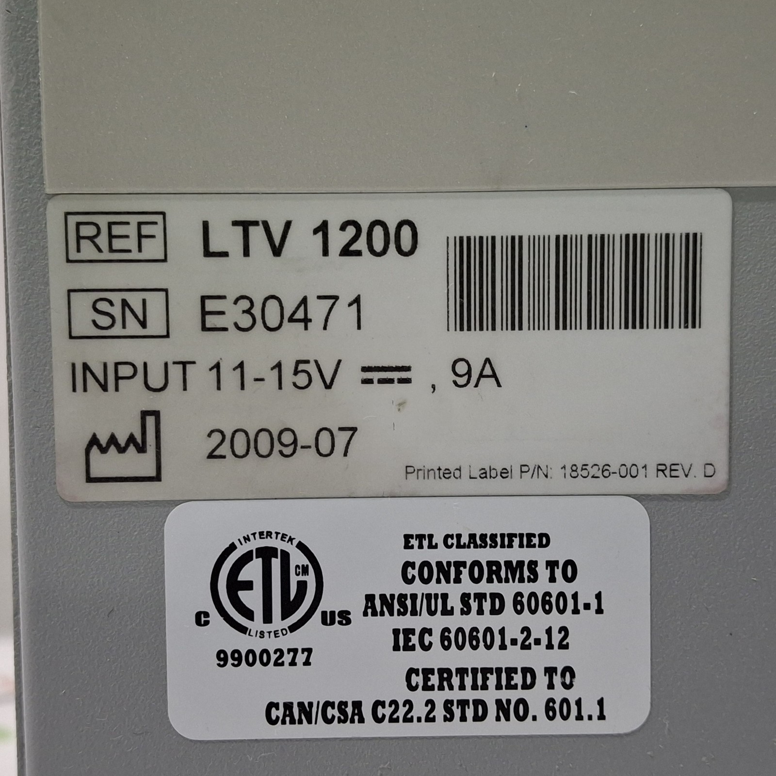 CareFusion LTV 1200 Ventilator