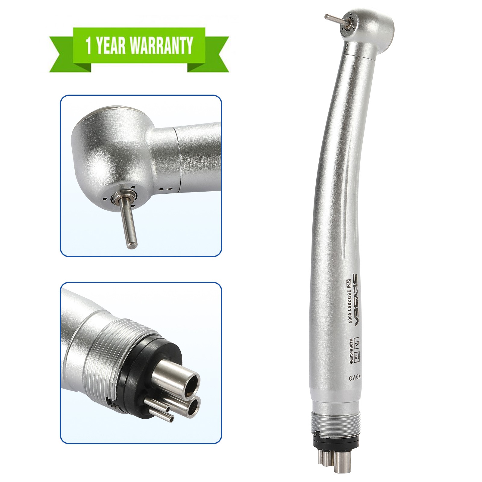 Dental High Speed Handpiece 4 Hole 2 Holes Push Button Turbine STNABM