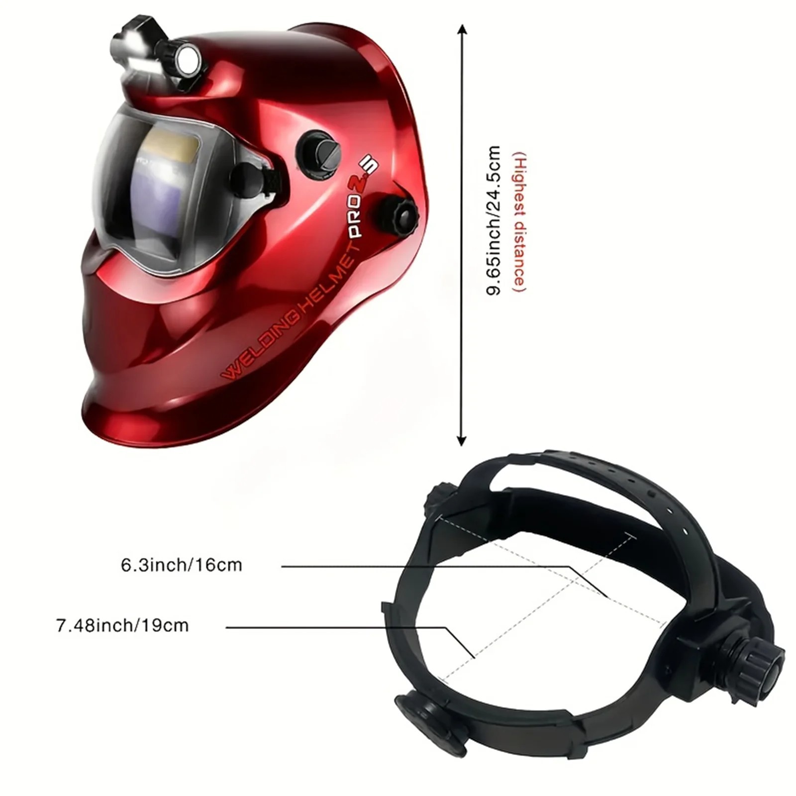True Color Auto Darkening Welding Helmet – Multi-Process Welding & Grinding