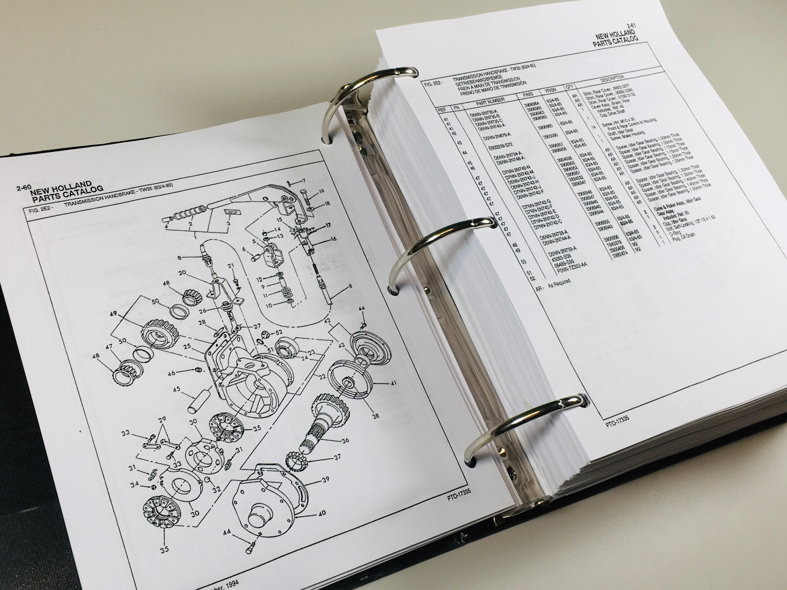 Ford 7810 7910 8210 8530 8630 8730 8830 Tractor Parts Manual Catalog Assembly