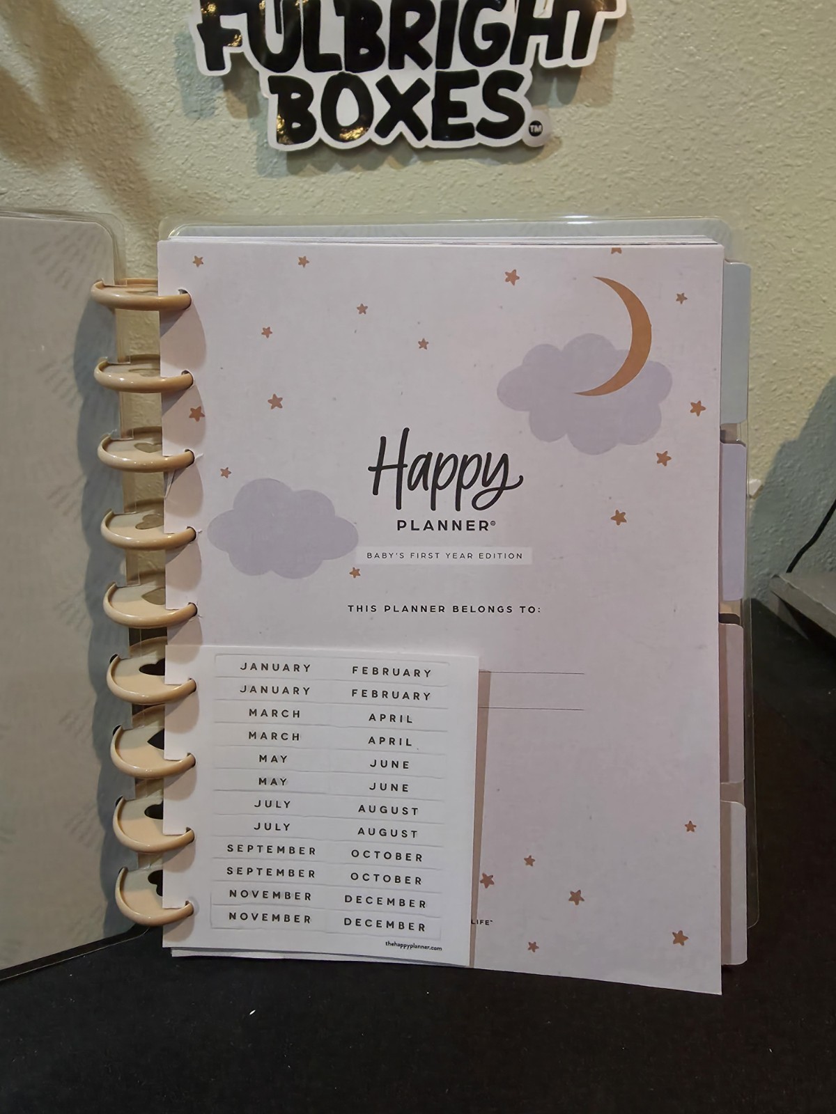 Brand New! Happy Planner Classic Baby’s First Year Layout Planner 12 Months