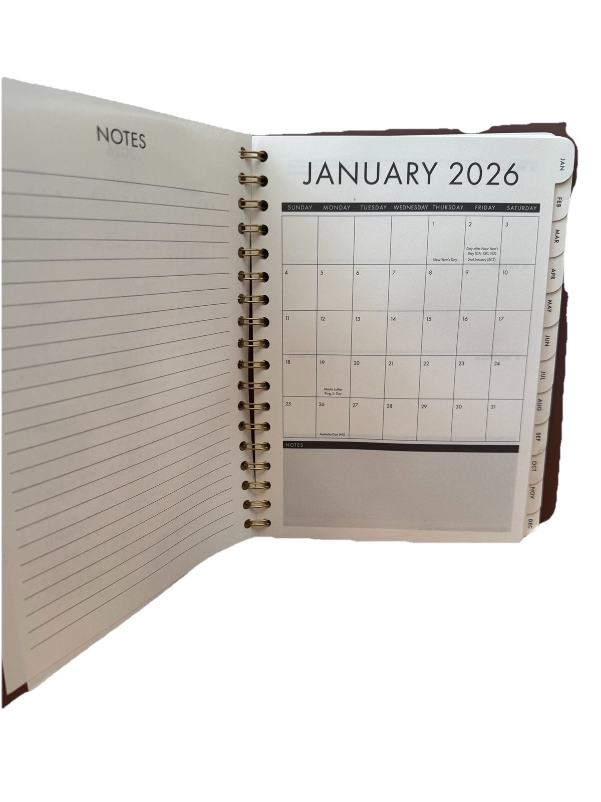 Lady Jayne Monthly & Weekly Planner 12 Months Jan-Dec 2026 Monthly, Weekly Blue