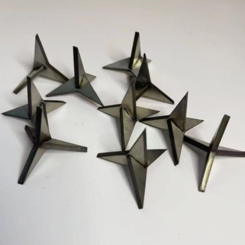 50PC Tire Puncture Spikes Heavy Portable Duty Carbon Steel Triangle Road Spikes