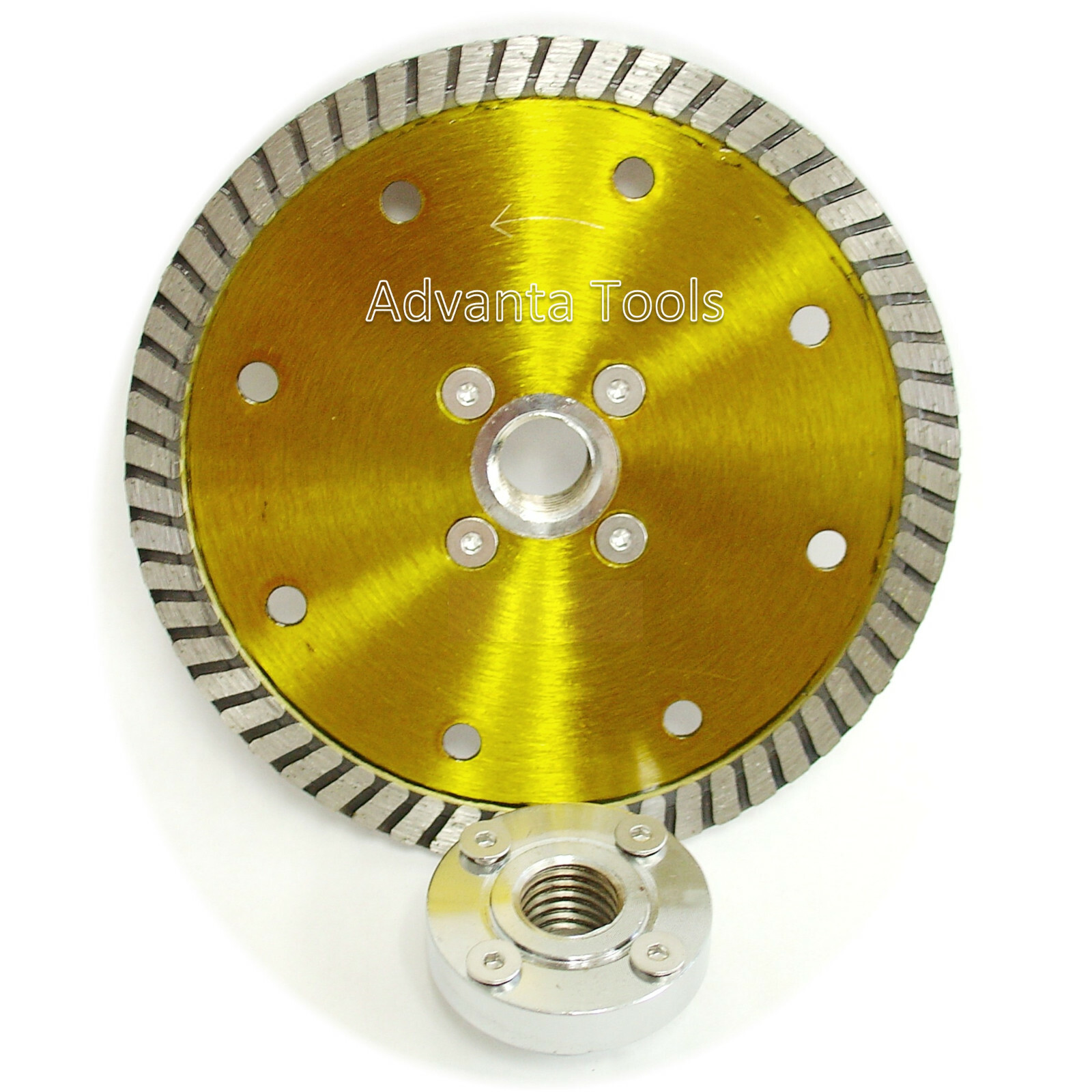 Metal Flush Mount / Cut Adapter for Blade with 7/8”/4 Hole Arbor
