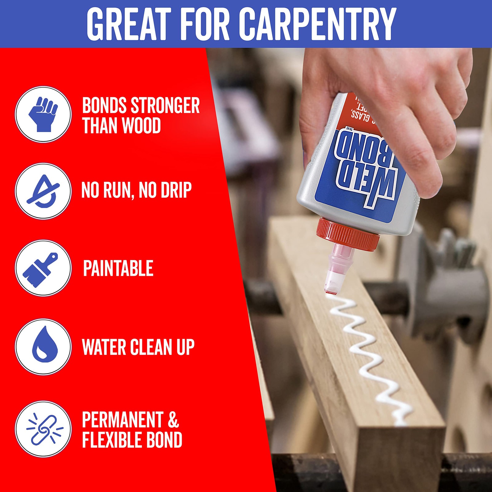 Multi-Surface Strong Glue – Fast Drying Glue for Wood, Tile, Ceramic, Pottery…