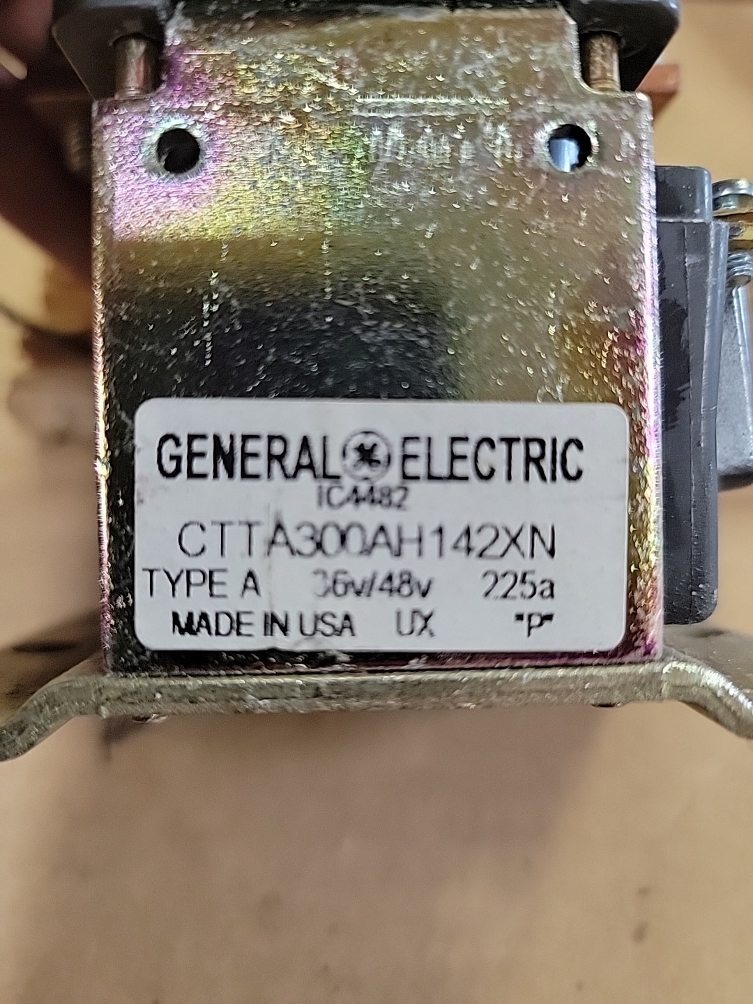 Electric forklift DC contactor IC4482 CTTA300AH142XN 48V relay 300A GE