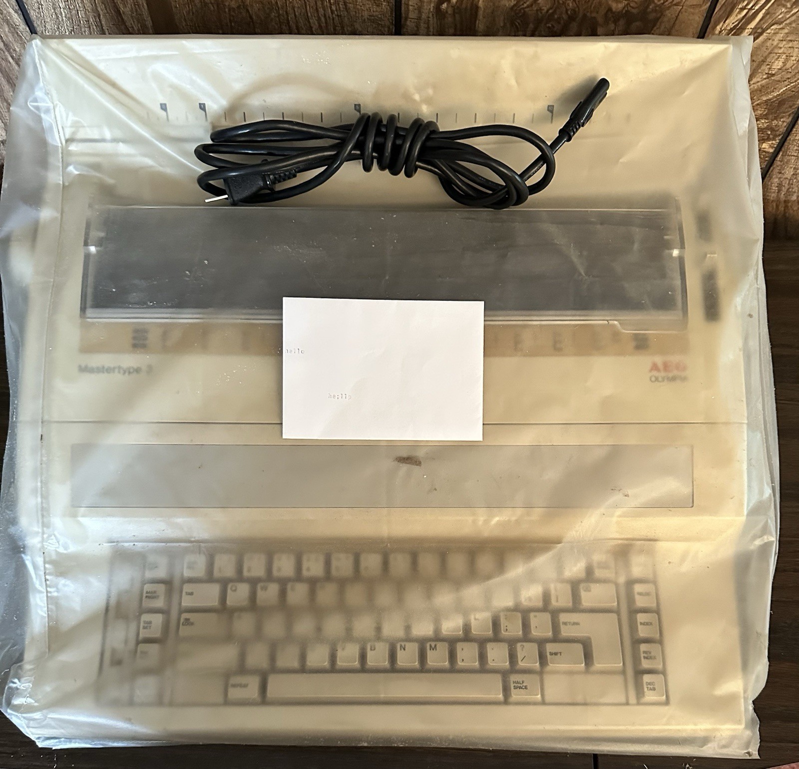 Olympia Mastertype 3 EW-1000 Electronic Typewriter Correction – Clean / Tested!