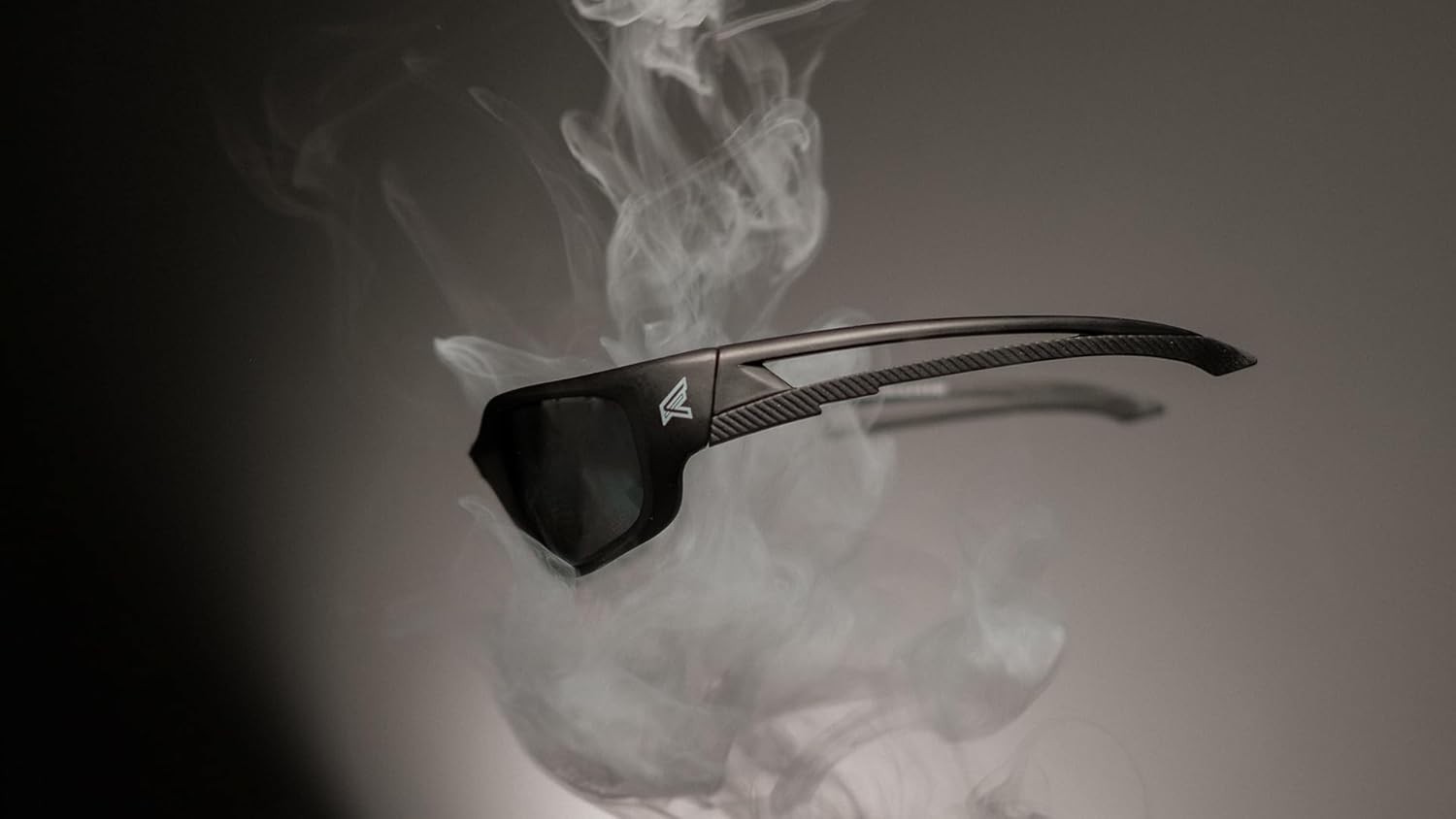 Edge Eyewear Kazbek TSK-XL216 POLARIZED Safety Glasses Black Frame Smoked Lens