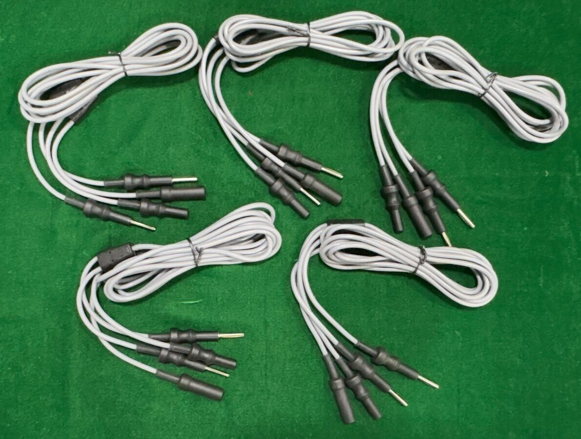 5pc Laparoscopic TURP Single Stem Bipolar Cable 4mmx300cm Reusable Instruments