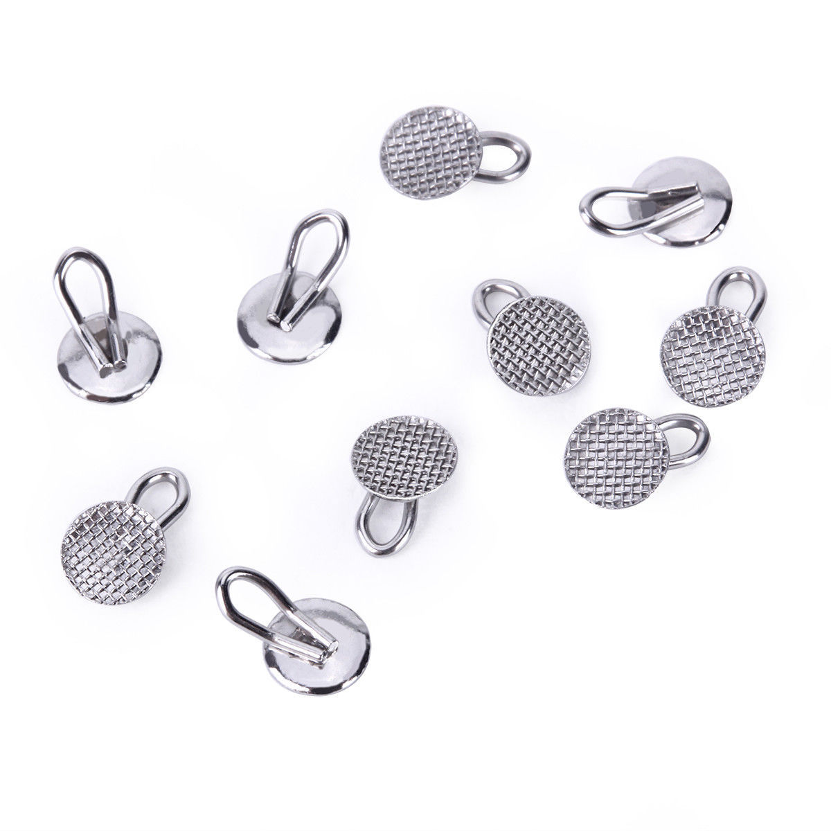 8 Models AZDENT Dental Orthodontic Lingual Buttons Bondable Round Base 10pc/pack