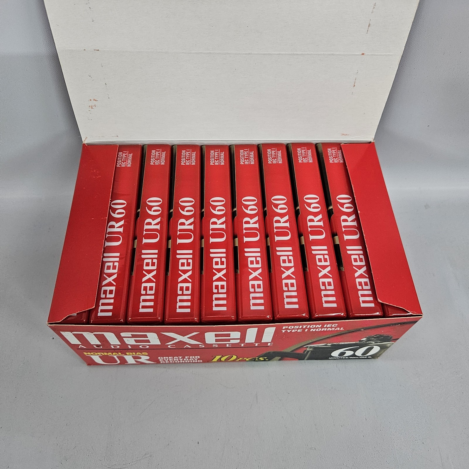Maxell Blank Cassette Audio Blank Tape UR 60 20-pack Lot Normal Bias New Sealed