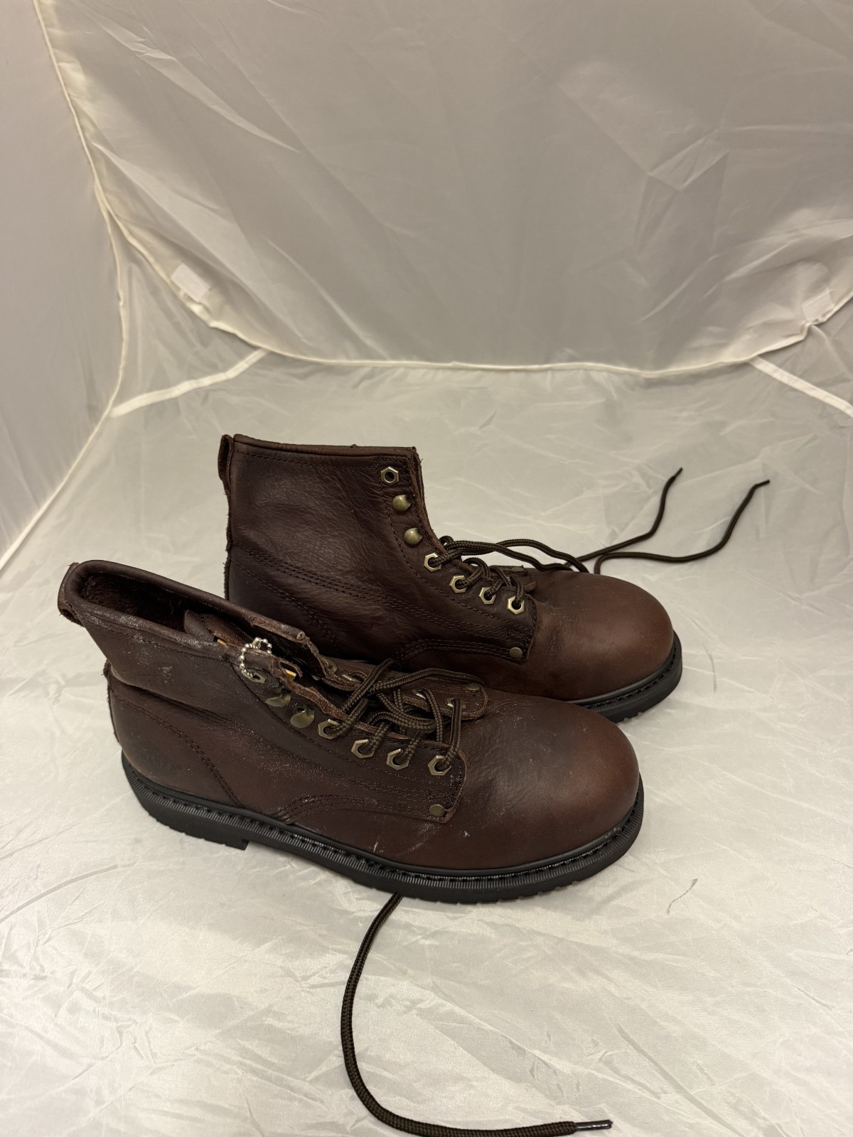 Bonanza Lace-Up Steel Safety Toe Work Boots. New without Box. Size 9.5 and 12!