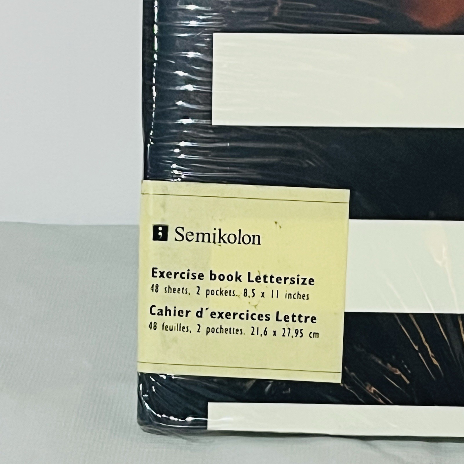 SEMIKOLON Exercise Book Lettersize 48 Sheets 2 Pockets 8.5×11” NEW