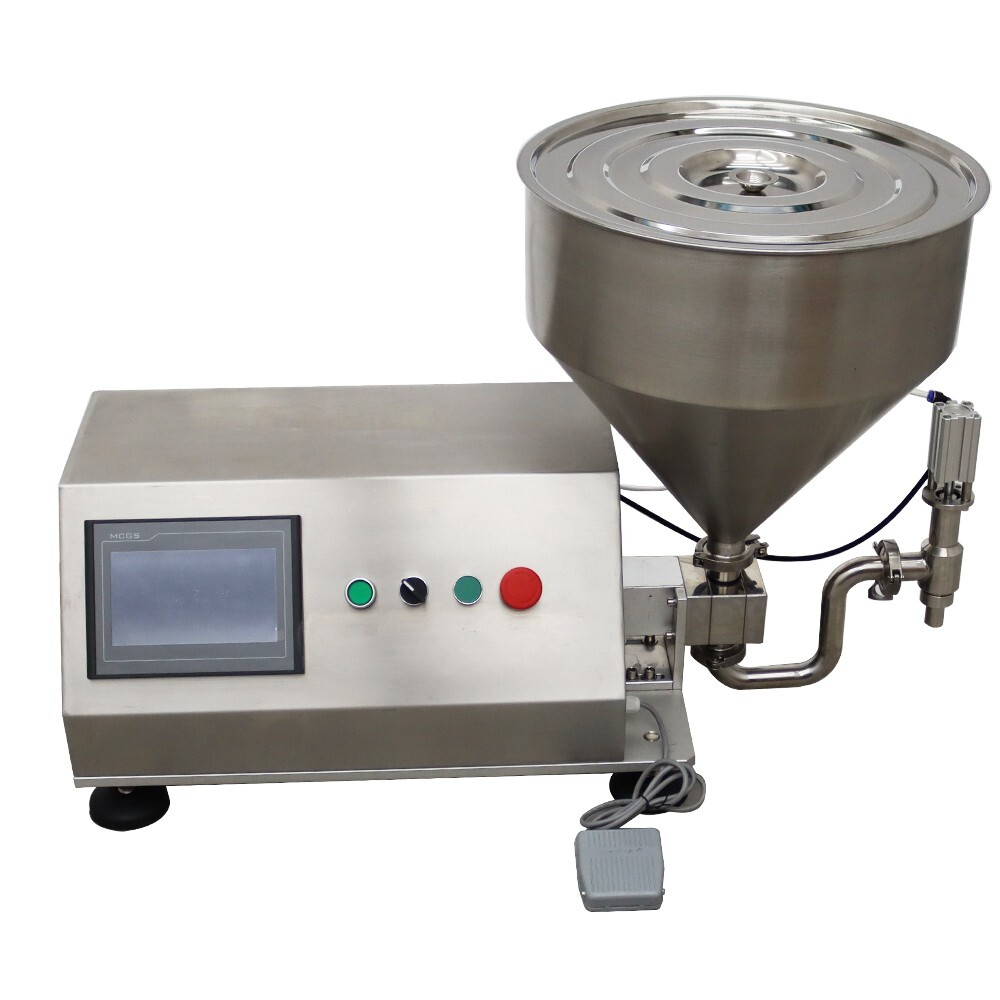 Open Box! 110V 5-50000ml Gear Pump Paste Liquid Filling Machine w/Touch Screen