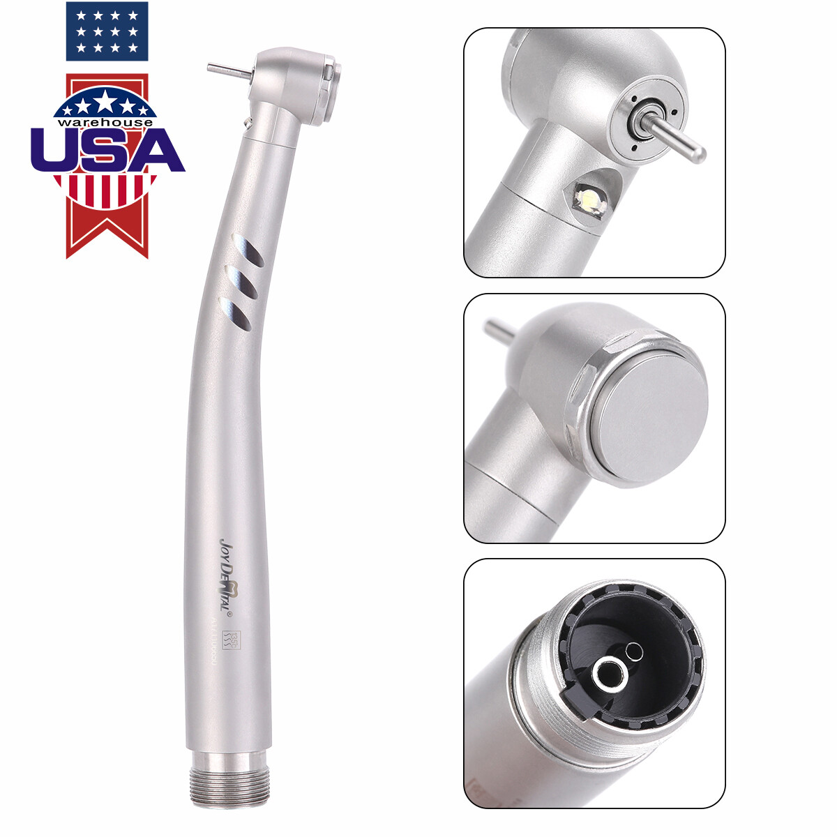Dental E-Generator LED High Speed Handpiece Turbine 3 Spray 2Hole /4Hole