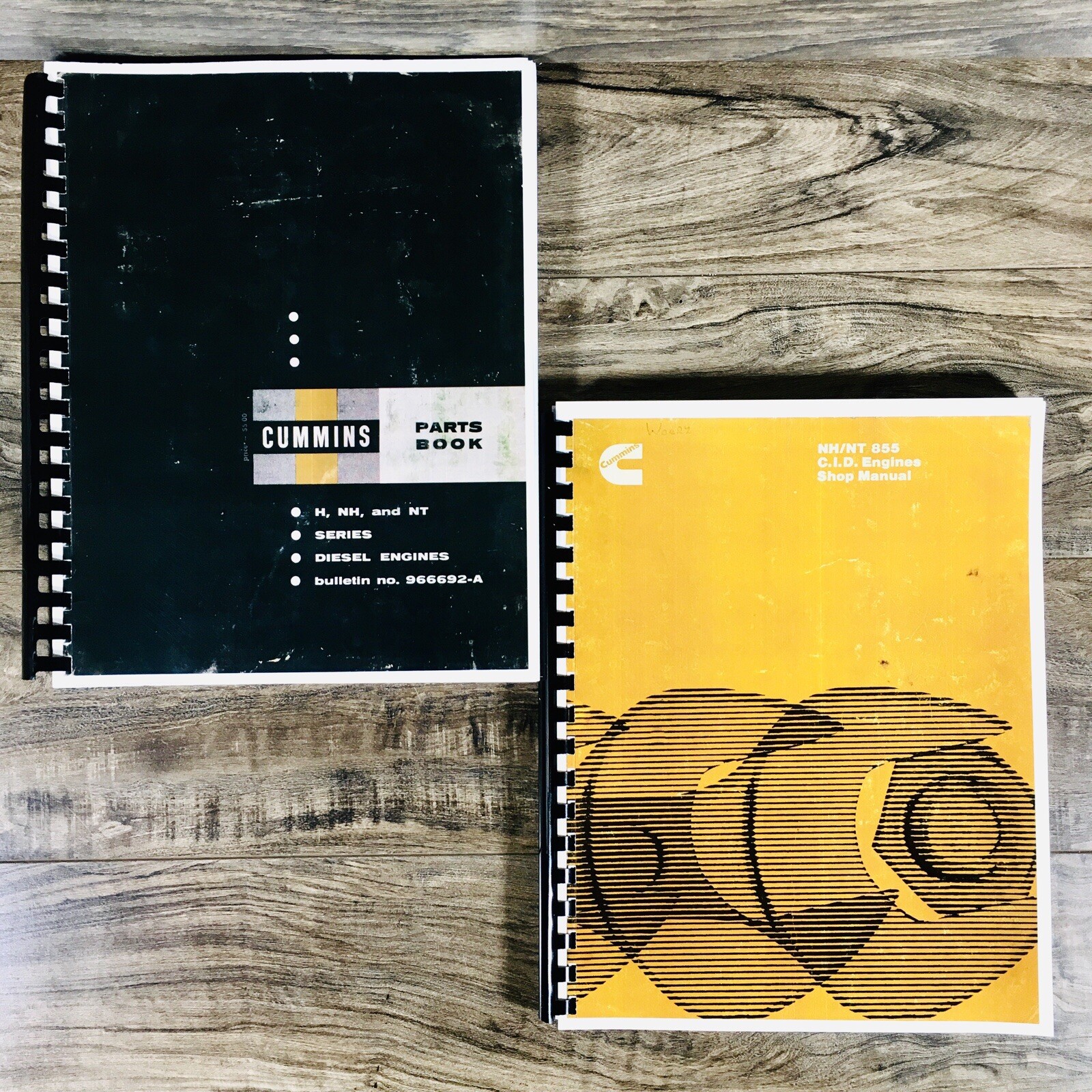 Cummins NHHHTC-335 NTC-350 NTCE-350 NTCC-350 Engines Service Manual Parts Set