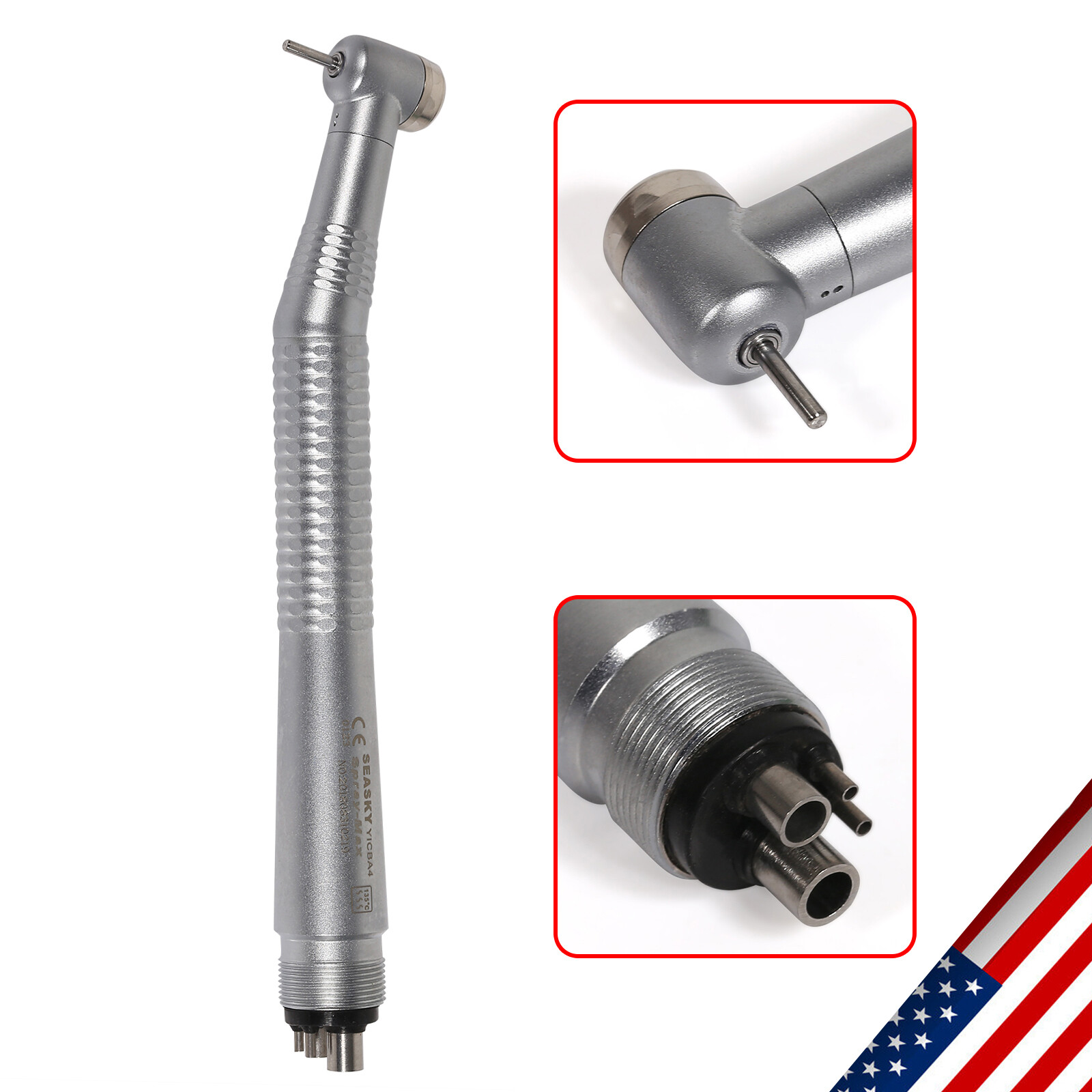 1-10 Pcs NSK Style Dental High Speed Handpiece Turbine 4Holes / Coupler YBNK4 sa