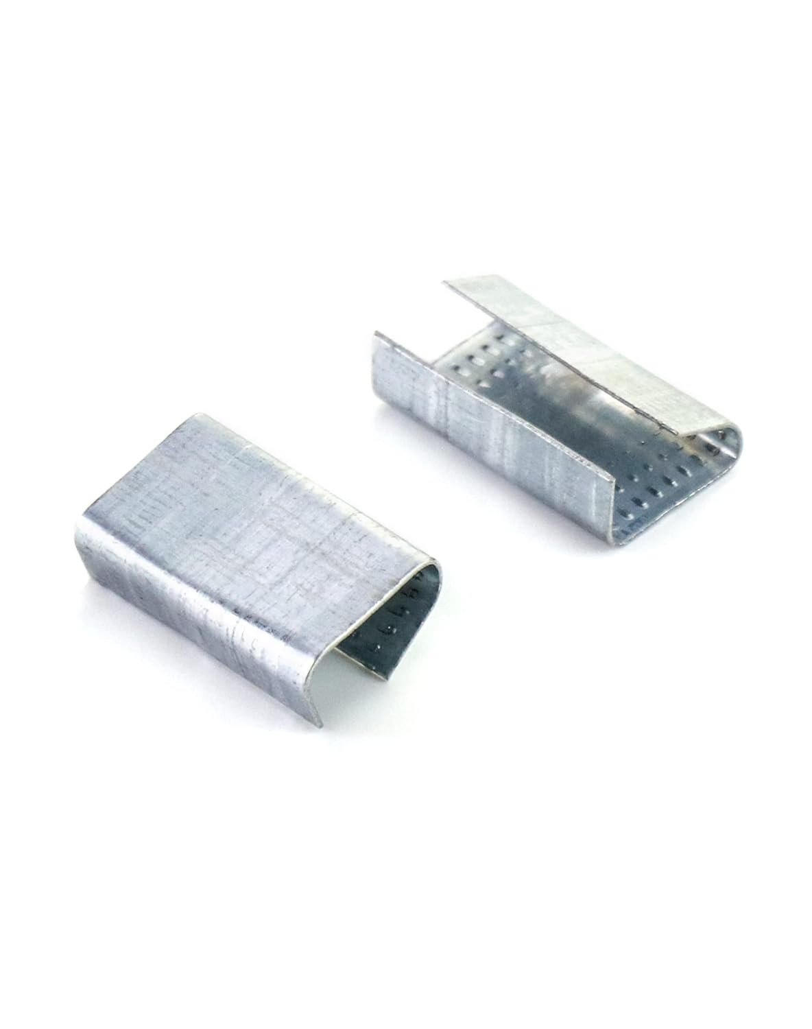 500PCS 1/2” Steel Strapping Seals Metal Clips for Pallet Banding Packaging