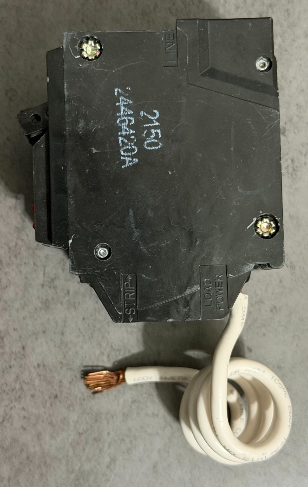 GE 50 Amp 240-Volt Double Pole Ground Fault Breaker with Self-Test THQL2150GFT2P