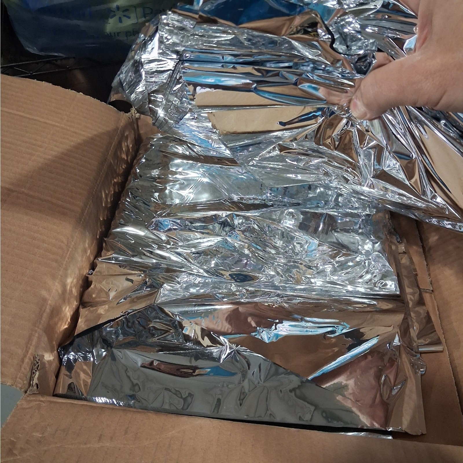Bulk 500 Count Reflective Mylar Sheets 23×46 Box Liners Thermal Insulation Foil