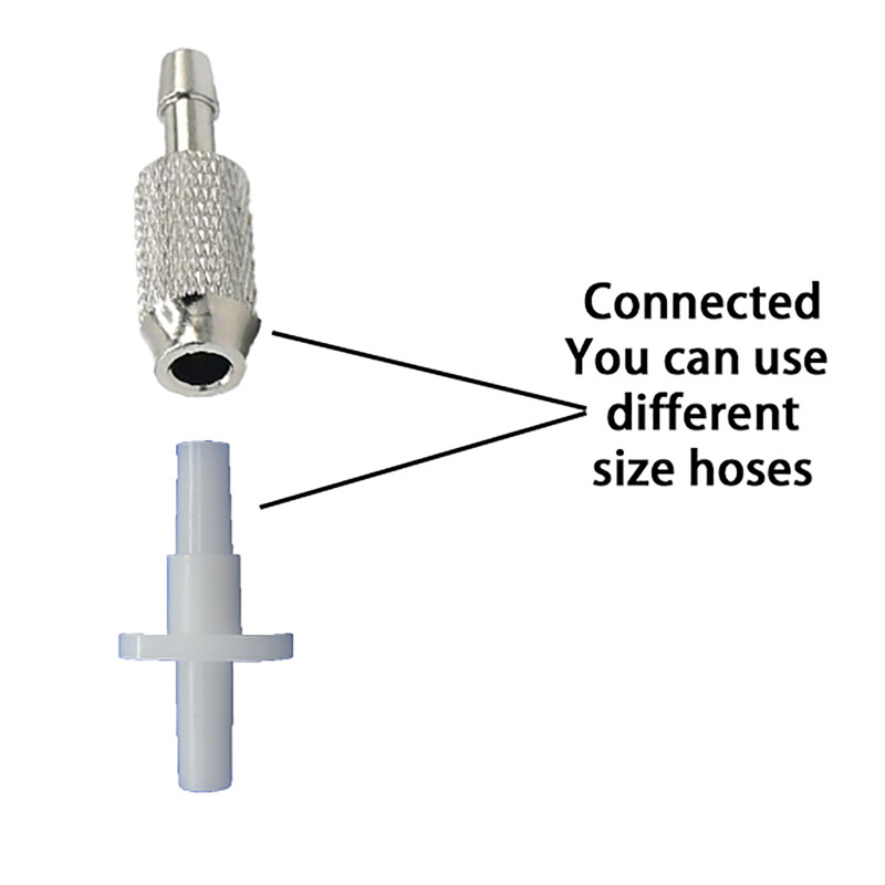 Luer taper Universal Metal Airway Connector, NIBP Cuff , Air Hose Tube Adapter