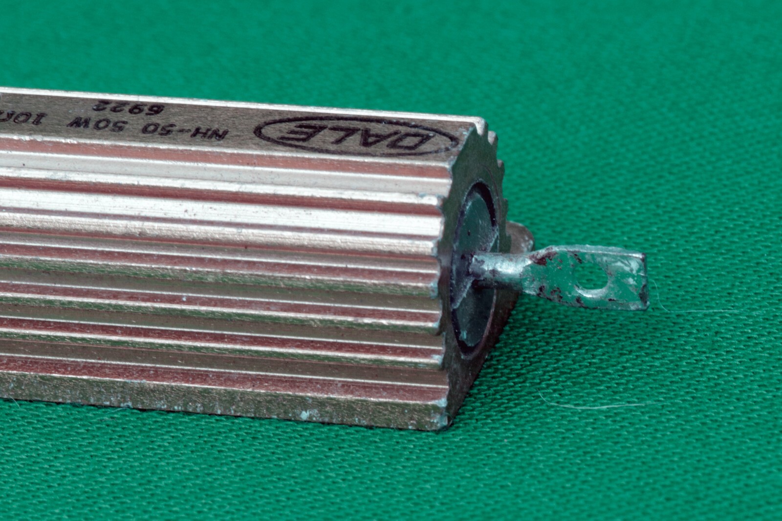 DALE 10 Ohm 50 Watt POWER RESISTOR NH-50 1% Vintage ~ WIRE WOUND CHASSIS MOUNT