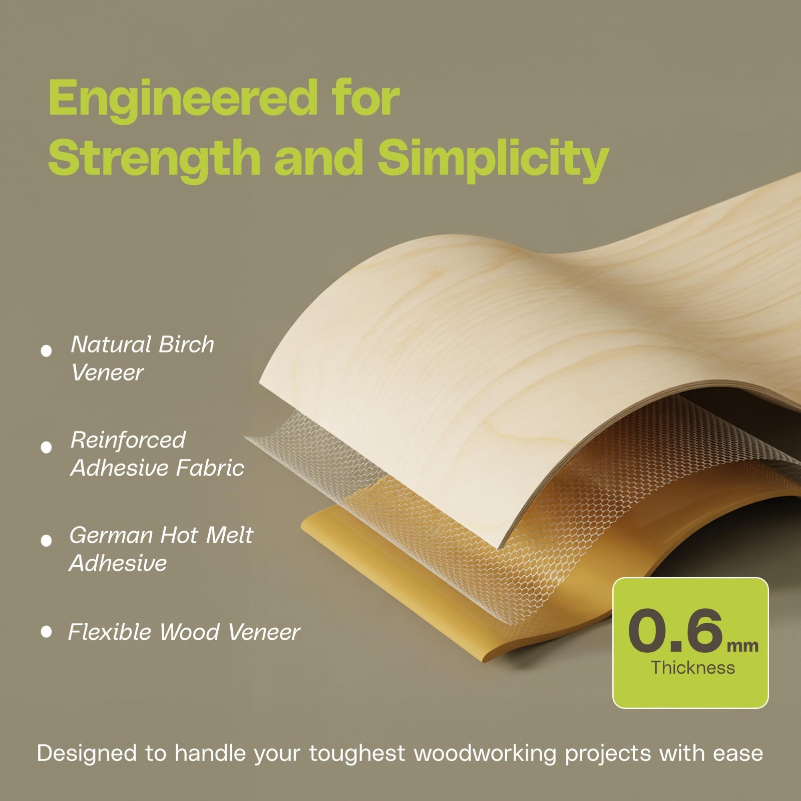 Birch 3/4″ x 50ft Pre-Glued Iron-On Wood Veneer Edge Banding Tape – DIY Furnitur