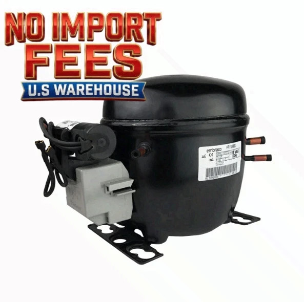 Embraco FFI10HBX Refrigeration Compressor 1/3HP 115V R134a 4400 BtuH CSIR New
