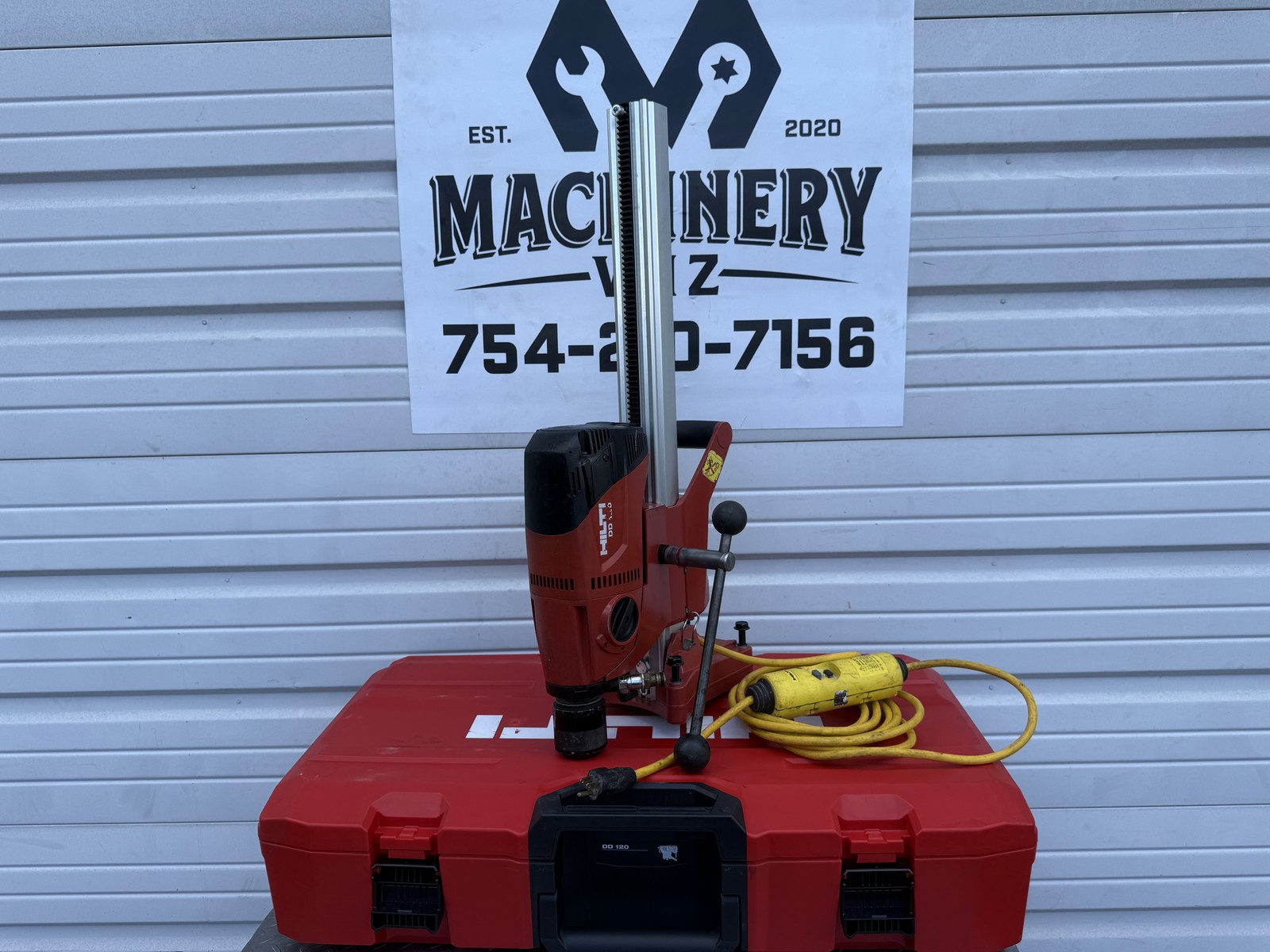 Hilti DD 120 DD120 Core Drill with Rig and Case L@@K #1