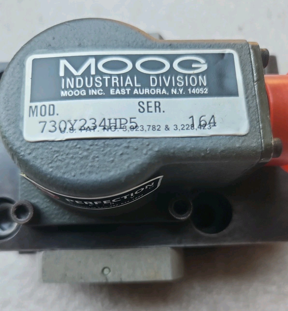 MOOG 730Y-234HP5 SERVO VALVE, REBUILT, 1 PC