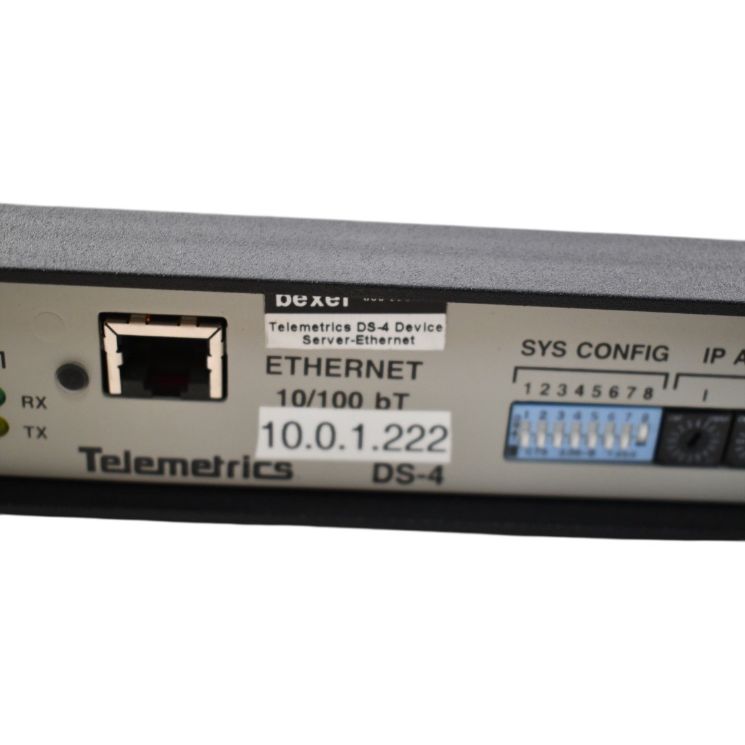 Telemetrics DS-4 DS Device Server 9254549000 Serial to Ethernet 4 Port Controlle