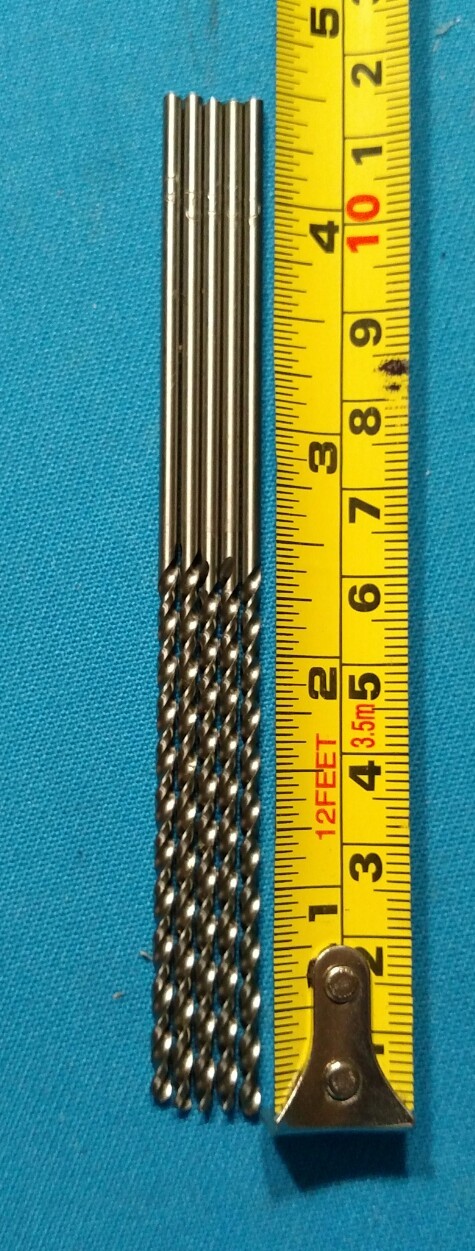 As Shown (5) pcs #41 Drill Bits USA hss