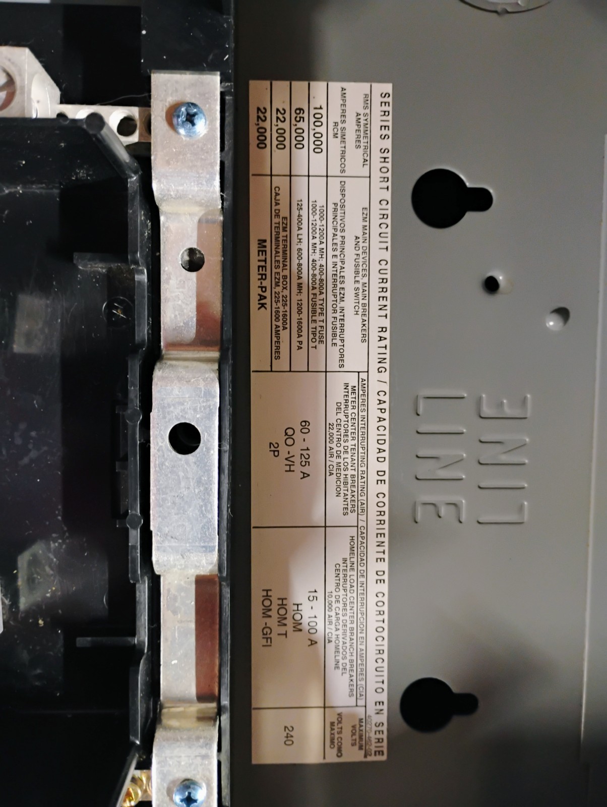Square D Box And Cover Homeline Load Center 240v 15 – 100A Electric Panel