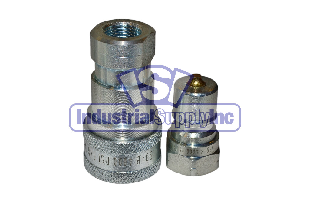 Quick Coupler | ISO 7241-1 B | 3/8″ NPT Pipe Threads | Complete Set
