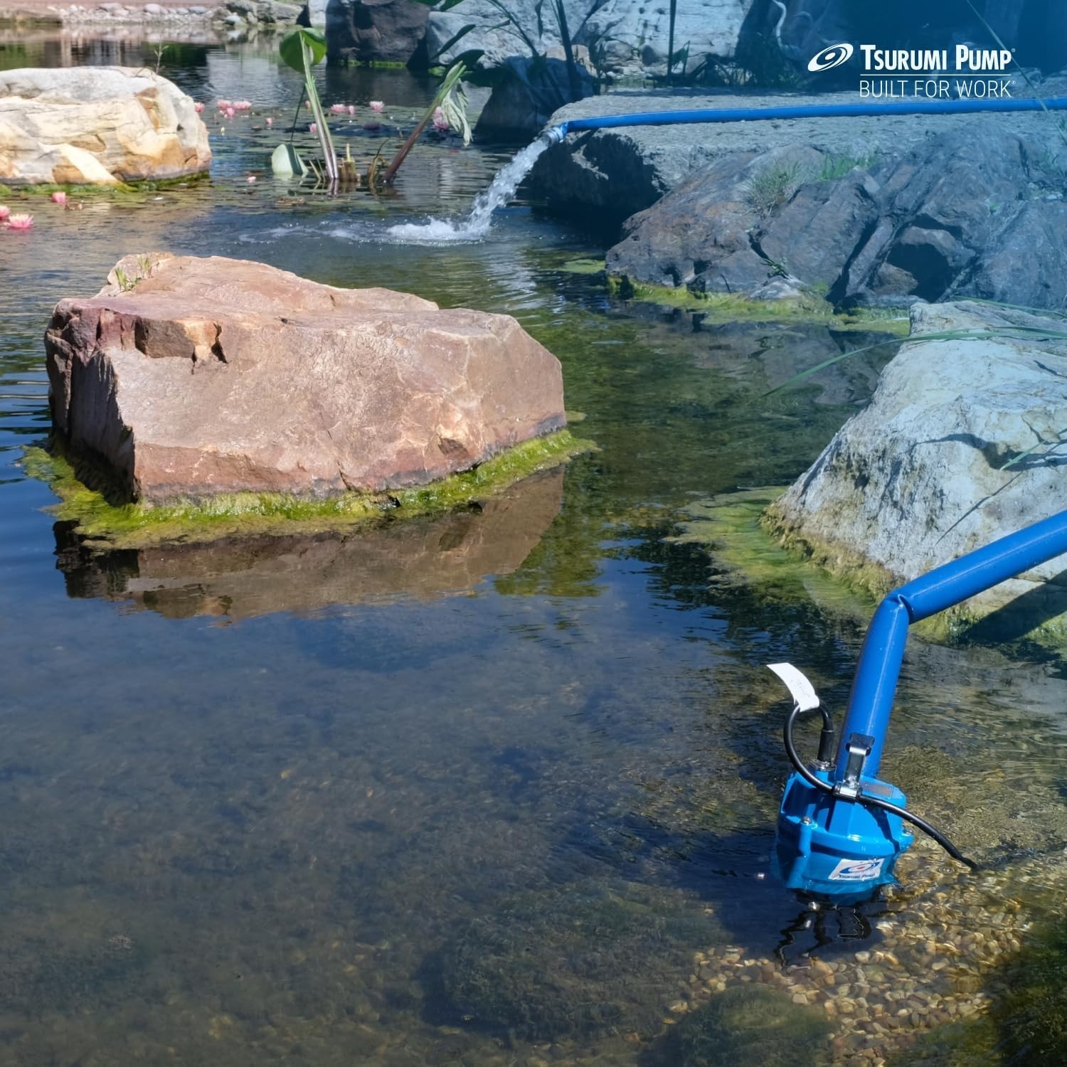 Tsurumi Pump HS2.4S Submersible Trash Pump with Agitator 1/2 HP 115V